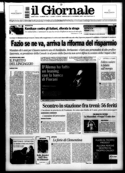 Il giornale : quotidiano del mattino